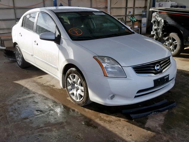 3N1AB6AP3CL671458 - 2012 NISSAN SENTRA 2.0 WHITE photo 1