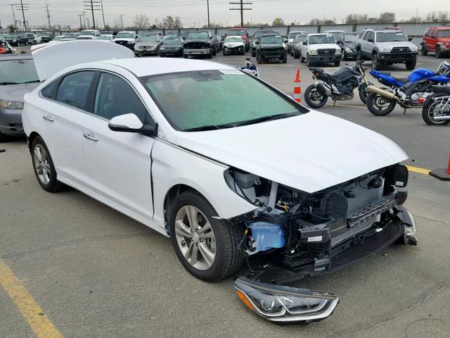 5NPE34AF4JH608244 - 2018 HYUNDAI SONATA SPO WHITE photo 1