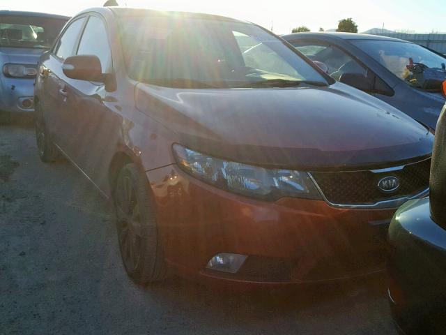 KNAFW4A38A5311234 - 2010 KIA FORTE SX ORANGE photo 1