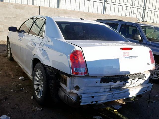 2C3CCAAG9EH337022 - 2014 CHRYSLER 300 WHITE photo 3