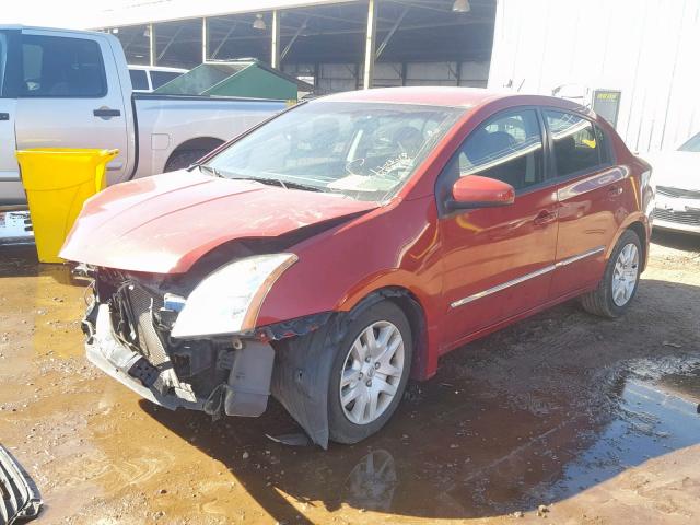 3N1AB6AP7BL688424 - 2011 NISSAN SENTRA 2.0 RED photo 2