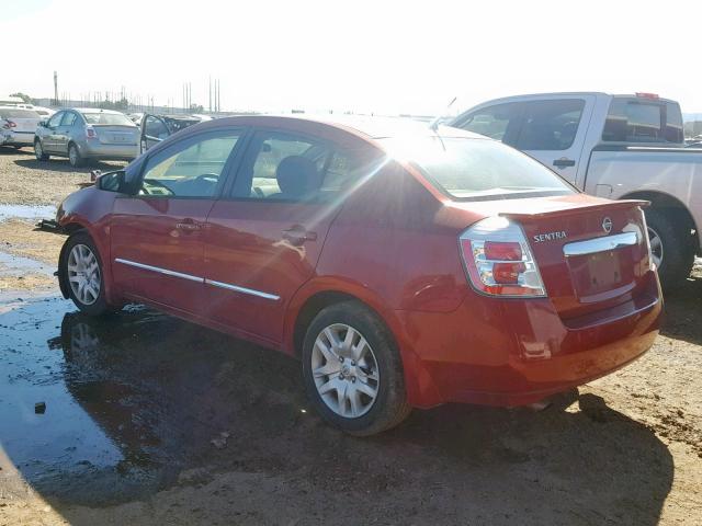 3N1AB6AP7BL688424 - 2011 NISSAN SENTRA 2.0 RED photo 3