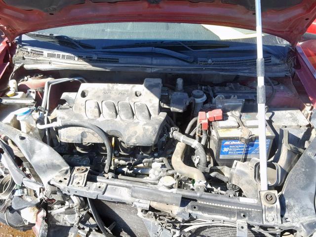 3N1AB6AP7BL688424 - 2011 NISSAN SENTRA 2.0 RED photo 7