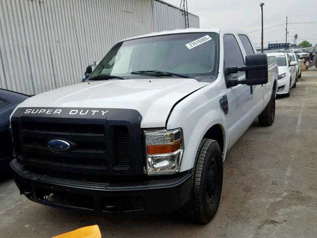 1FTWW30R28EB24908 - 2008 FORD F350 SRW S WHITE photo 2