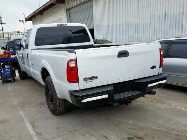 1FTWW30R28EB24908 - 2008 FORD F350 SRW S WHITE photo 3