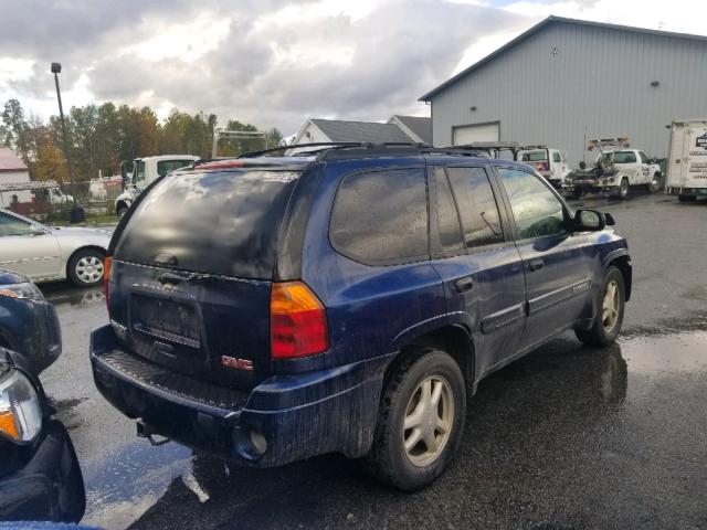 1GKDT13S242108906 - 2004 GMC ENVOY BLUE photo 4