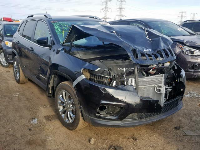 1C4PJLLB2KD220424 - 2019 JEEP CHEROKEE L BLACK photo 1