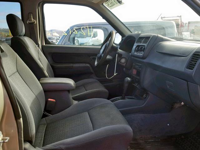 1N6ED27T41C363629 - 2001 NISSAN FRONTIER C GRAY photo 5