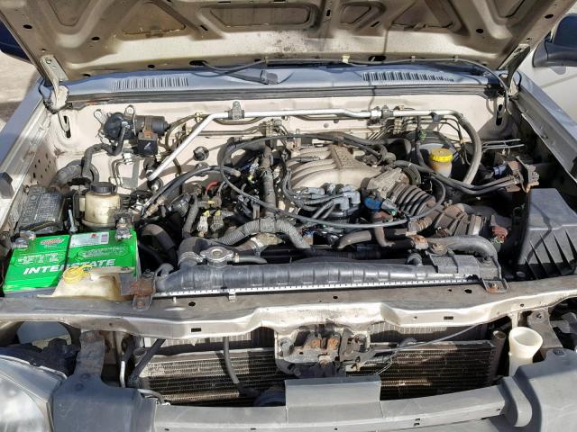 1N6ED27T41C363629 - 2001 NISSAN FRONTIER C GRAY photo 7