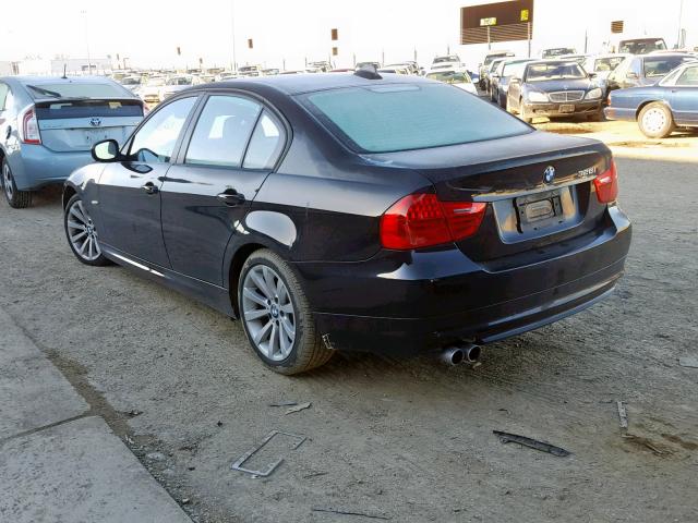 WBAPH5C59BA441079 - 2011 BMW 328 I SULE BLACK photo 3