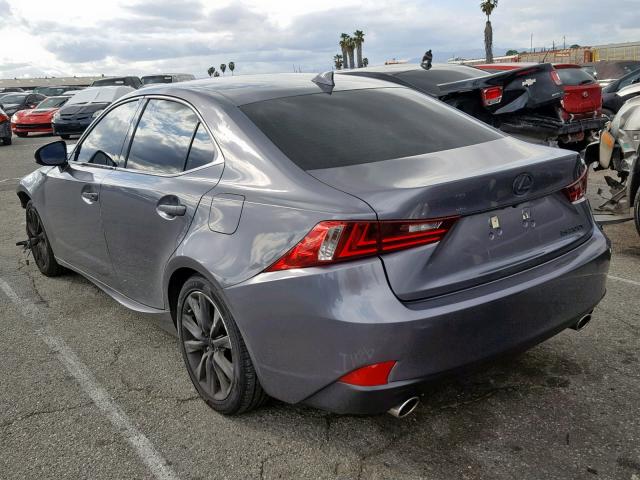 JTHBA1D20G5026245 - 2016 LEXUS IS 200T GRAY photo 3