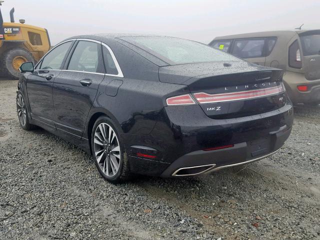 3LN6L5E99KR607163 - 2019 LINCOLN MKZ RESERV BLACK photo 3