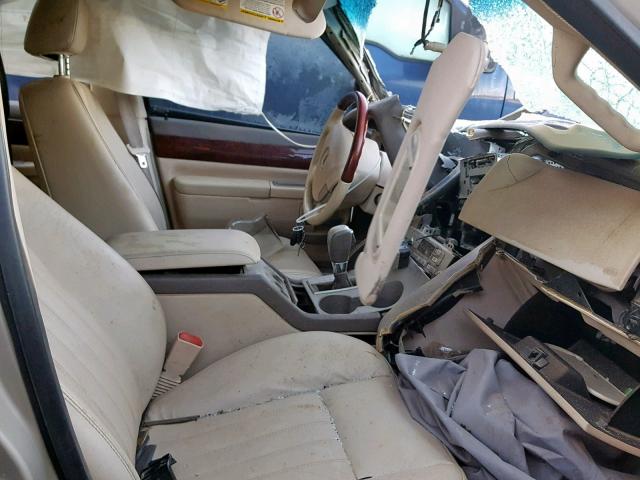 5LMEU68H84ZJ07153 - 2004 LINCOLN AVIATOR 棕色 照片 5