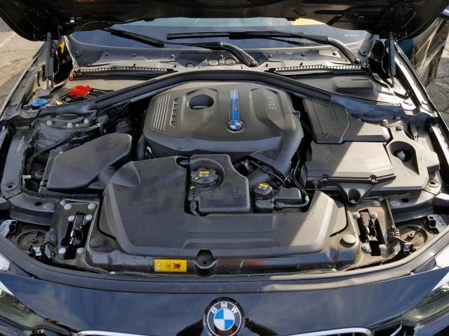 WBA8E1C34HA158618 - 2017 BMW 330E BLACK photo 7