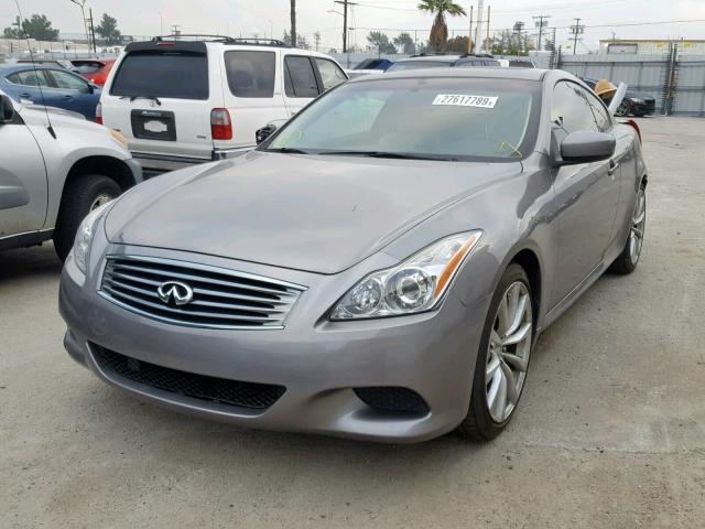 JNKCV64E58M106289 - 2008 INFINITI G37 BASE GRAY photo 2