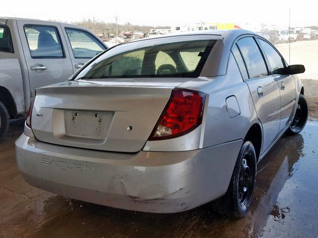 1G8AJ55F27Z119194 - 2007 SATURN ION LEVEL SILVER photo 4