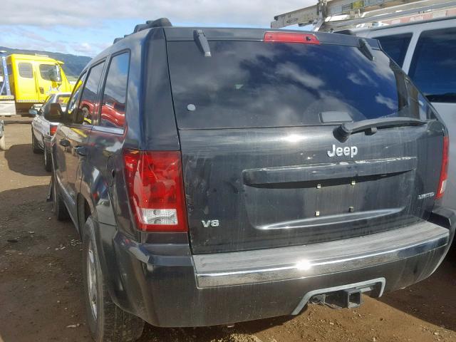 1J4HS58NX5C525996 - 2005 JEEP GRAND CHER BLACK photo 3