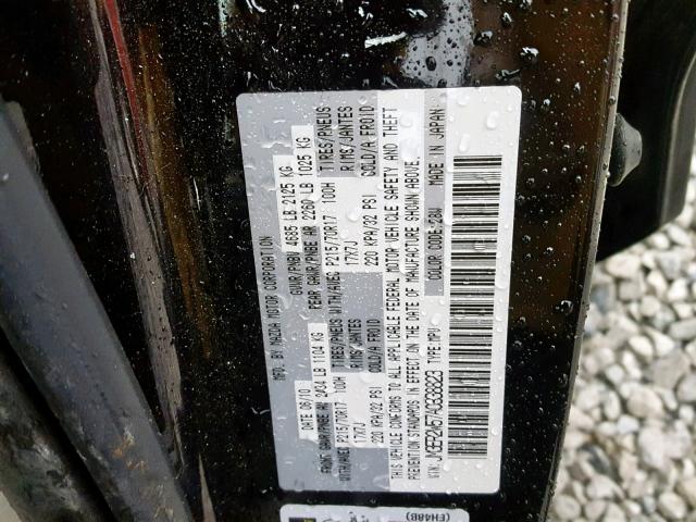 JM3ER2W57A0338823 - 2010 MAZDA CX-7 BLACK photo 10