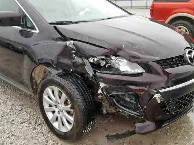 JM3ER2W57A0338823 - 2010 MAZDA CX-7 BLACK photo 9