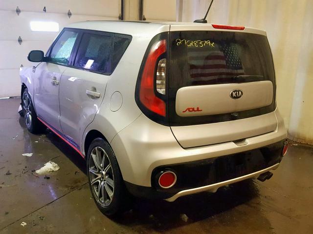 KNDJX3AA0J7533502 - 2018 KIA SOUL ! SILVER photo 3