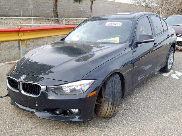 WBA3D3C54EK153676 - 2014 BMW 328 D BLACK photo 2