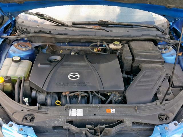 JM1BK123441173990 - 2004 MAZDA 3 S BLUE photo 7