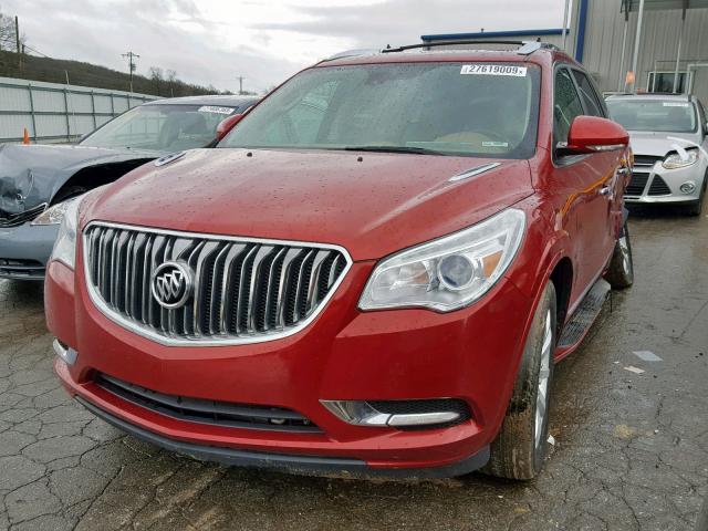 5GAKRCKDXEJ218904 - 2014 BUICK ENCLAVE RED photo 2