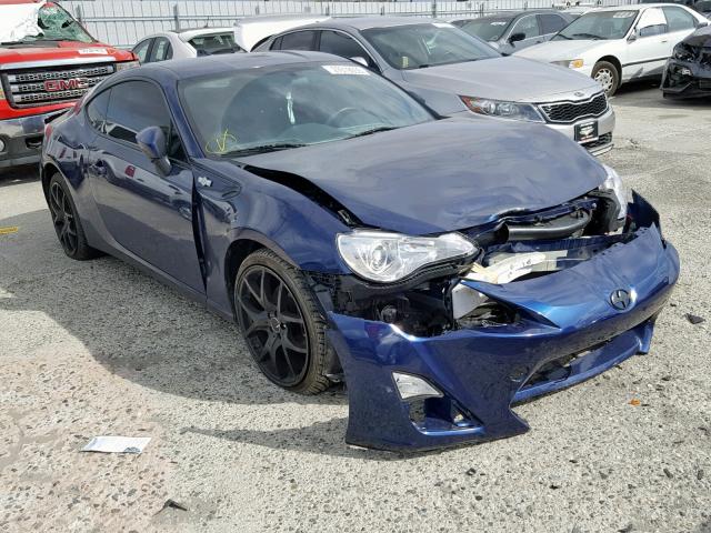 JF1ZNAA1XG8704486 - 2016 TOYOTA SCION FR-S BLUE photo 1