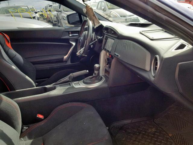 JF1ZNAA1XG8704486 - 2016 TOYOTA SCION FR-S BLUE photo 5