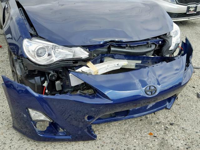 JF1ZNAA1XG8704486 - 2016 TOYOTA SCION FR-S BLUE photo 9