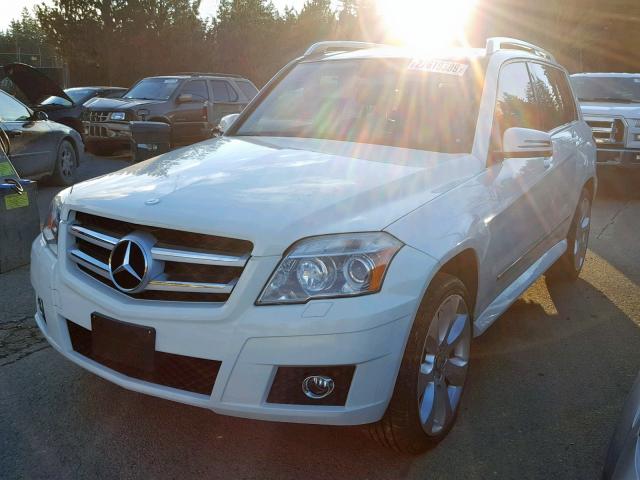 WDCGG8HB9AF264695 - 2010 MERCEDES-BENZ GLK 350 4M WHITE photo 2