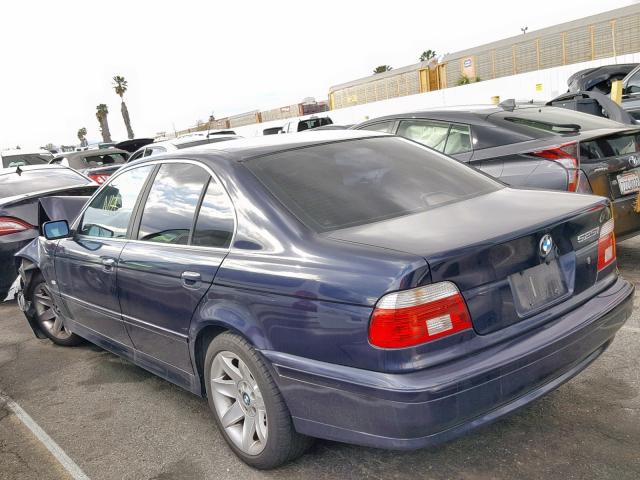 WBADT43423G031211 - 2003 BMW 525 I AUTO BLUE photo 3