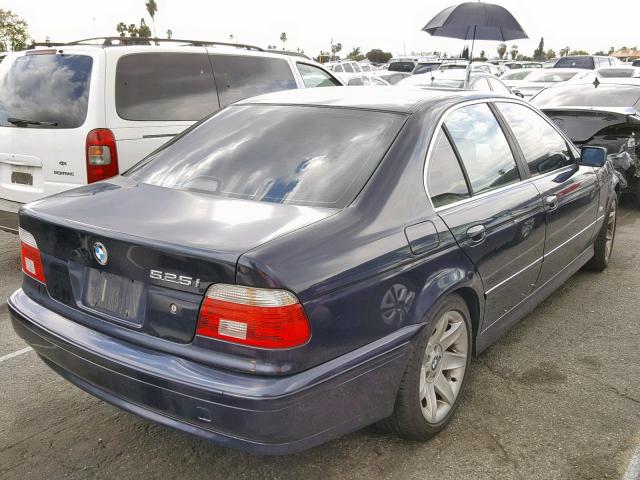 WBADT43423G031211 - 2003 BMW 525 I AUTO BLUE photo 4