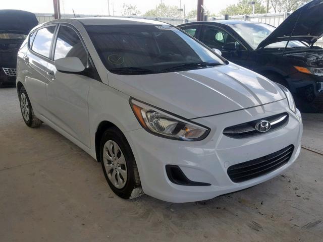 KMHCT5AEXHU356967 - 2017 HYUNDAI ACCENT SE WHITE photo 1