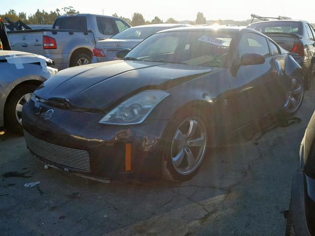 JN1AZ34D46M312318 - 2006 NISSAN 350Z COUPE BLACK photo 2