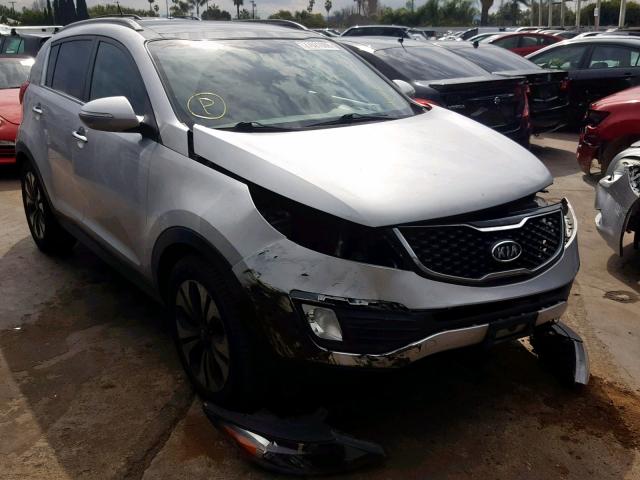 KNDPC3A65B7117349 - 2011 KIA SPORTAGE E SILVER photo 1