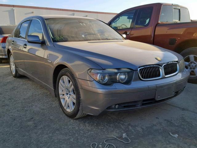 WBAGL63412DP56422 - 2002 BMW 745 I GRAY photo 1