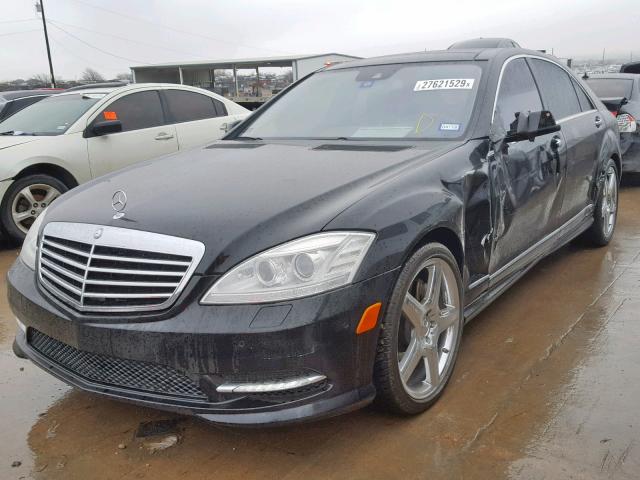 WDDNG7BB8AA329720 - 2010 MERCEDES-BENZ S 550 BLACK photo 2