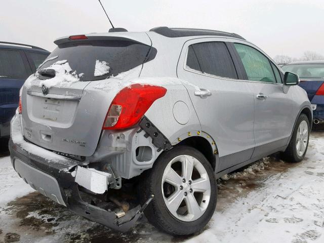 KL4CJESB7FB228297 - 2015 BUICK ENCORE SILVER photo 4