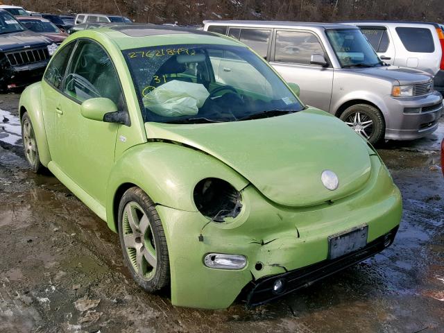 3VWCD21C73M407169 - 2003 VOLKSWAGEN NEW BEETLE GREEN photo 1
