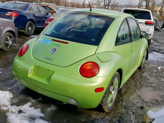 3VWCD21C73M407169 - 2003 VOLKSWAGEN NEW BEETLE GREEN photo 4