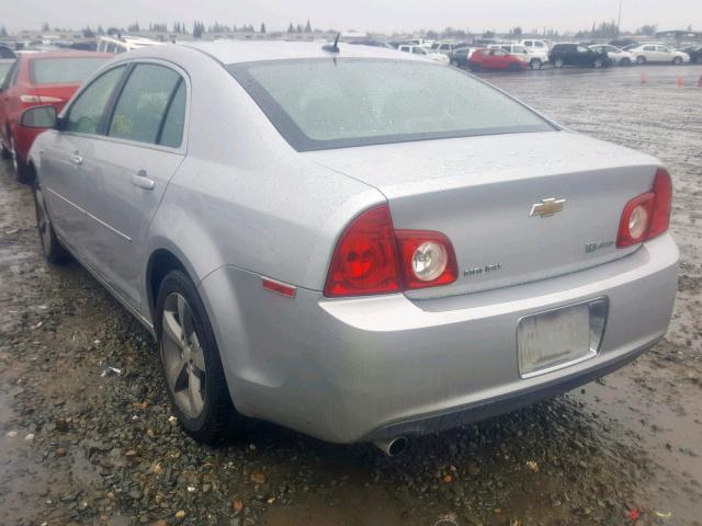 1G1ZF57559F123817 - 2009 CHEVROLET MALIBU HYB SILVER photo 3