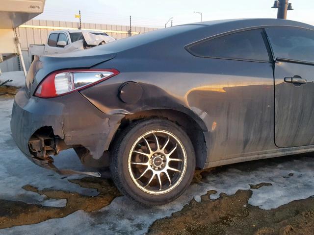 1G2ZH17N484307946 - 2008 PONTIAC G6 GT GRAY photo 9