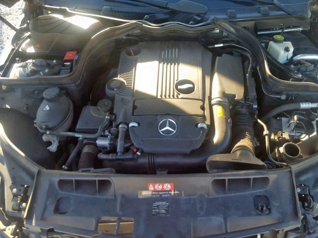 WDDGF4HB0EG241975 - 2014 MERCEDES-BENZ C 250 BLUE photo 7