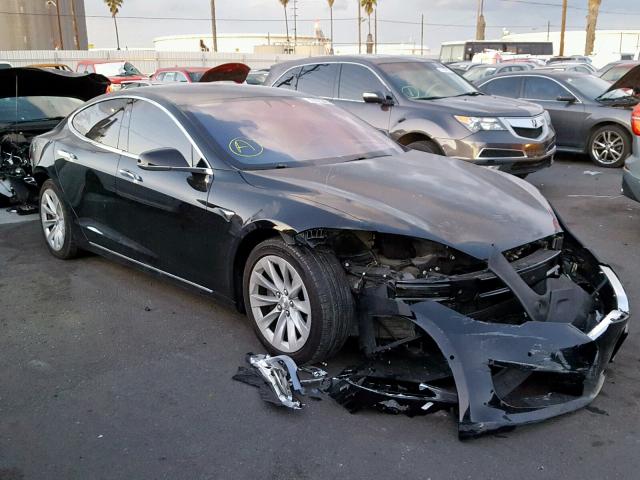 5YJSA1E16HF209477 - 2017 TESLA MODEL S أسود صورة 1