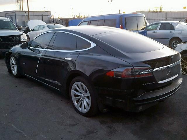 5YJSA1E16HF209477 - 2017 TESLA MODEL S أسود صورة 3
