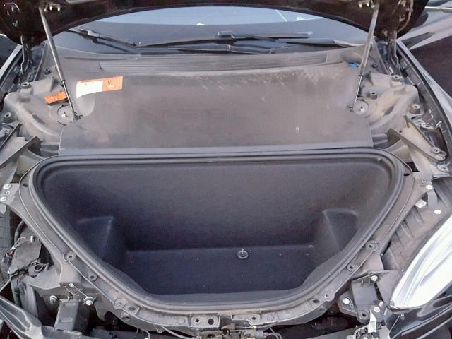 5YJSA1E16HF209477 - 2017 TESLA MODEL S أسود صورة 7