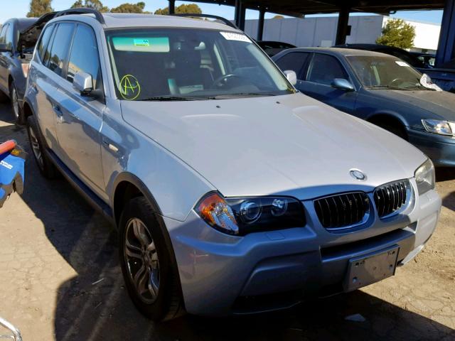 WBXPA93466WG89083 - 2006 BMW X3 3.0I SILVER photo 1