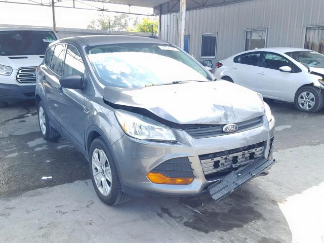 1FMCU0F76EUD48953 - 2014 FORD ESCAPE S GRAY photo 1