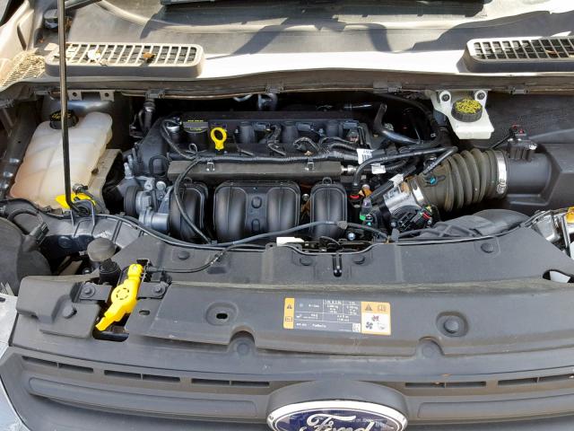 1FMCU0F76EUD48953 - 2014 FORD ESCAPE S GRAY photo 7